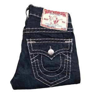 True Religion Jeans Size 30 BILLY SUPER T RARE STITCH